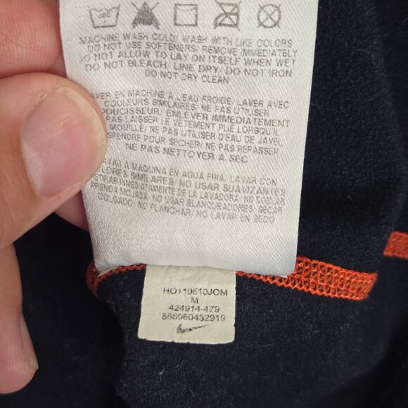 Nike Pro Combat Shirt Mens M Dri-Fit Orange Blue University Of Illinois Illini - Picture 7 of 13